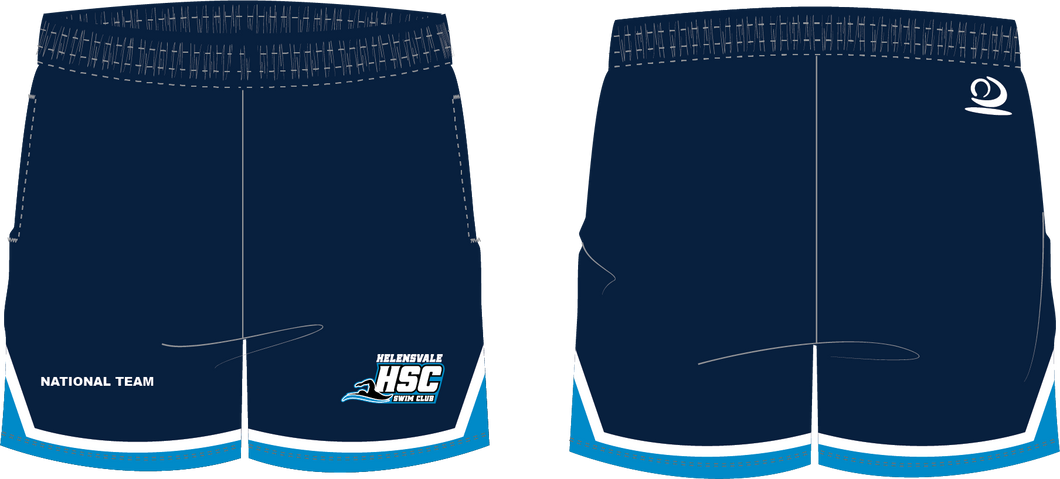 Helensvale Swim Club - Unisex Style National Team Shorts