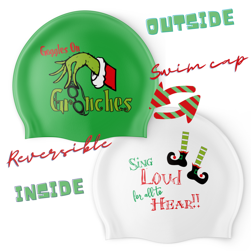 Christmas Swim Cap - Limited Edition