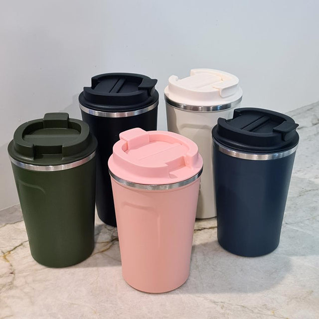 Insulated Coffee Cup Large - Stainless Steel
