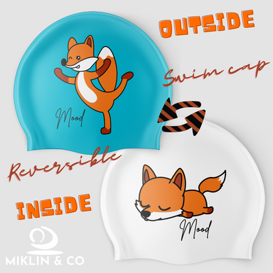 Mood Swim Cap - Fox Design