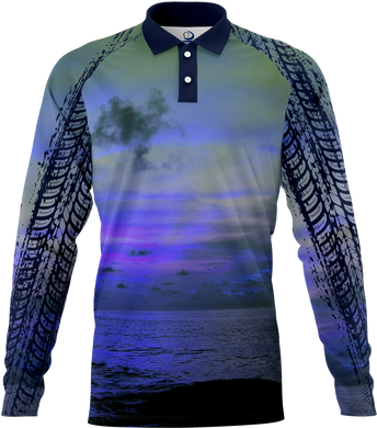 Design Your Own Fishing Shirt - Blank Blue/Green